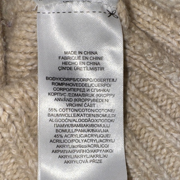 Ralph Lauren Women's Tan V-Neck Sweater - Picture 6 of 6